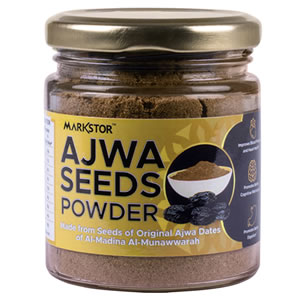 Ajwa Seeds Powder - 100g | Supports Heart Health & Cholesterol Levels | Enhances Metabolic & Cognitive Well-Being | Vegan, Gluten-Free, Non-GMO