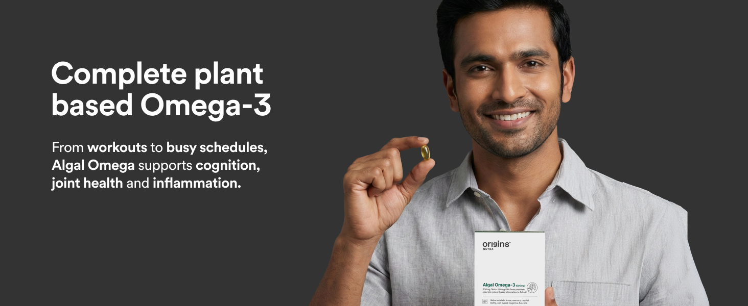 Origins Nutra Algal Omega-3 with OmegaVie® Polaris | Sourced from France