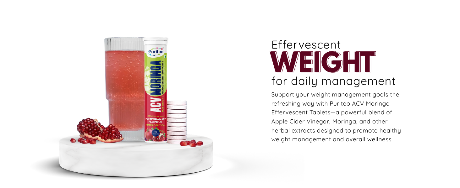ACV Moringa Effervescent Tablets | Pack Of 4 (15 Tablets Each)