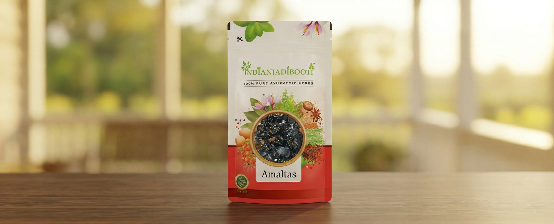 IndianJadiBooti Whole Cassia Fistula Pods (Aragvadha) - Golden Shower Fruit - Natural Gentle Laxative for Constipation & Blood Purifier for Skin Care - Raw Herbs 100 Grams
