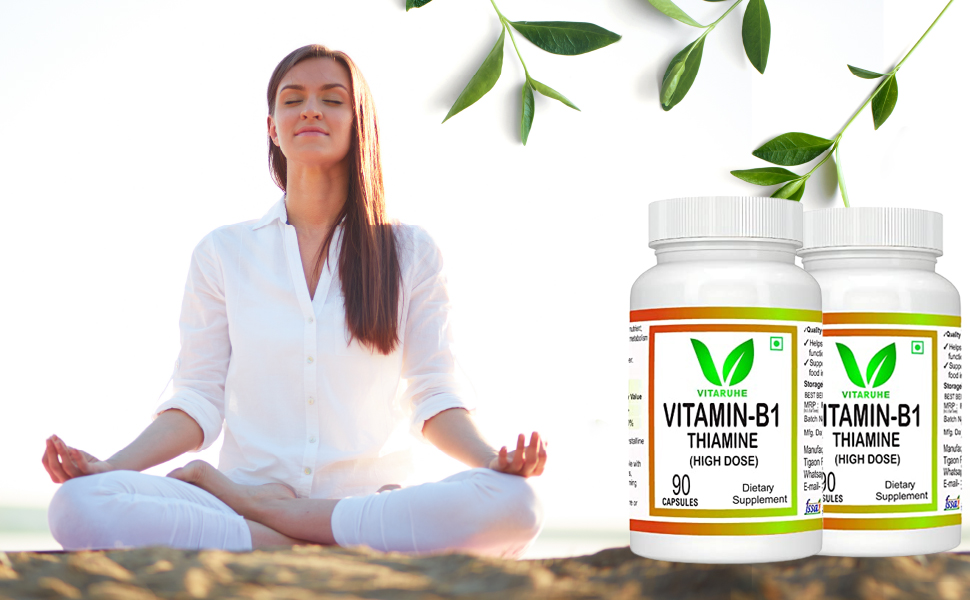 VITARUHE® Vitamin B1 (Thiamine) High Dose – 90 Capsules