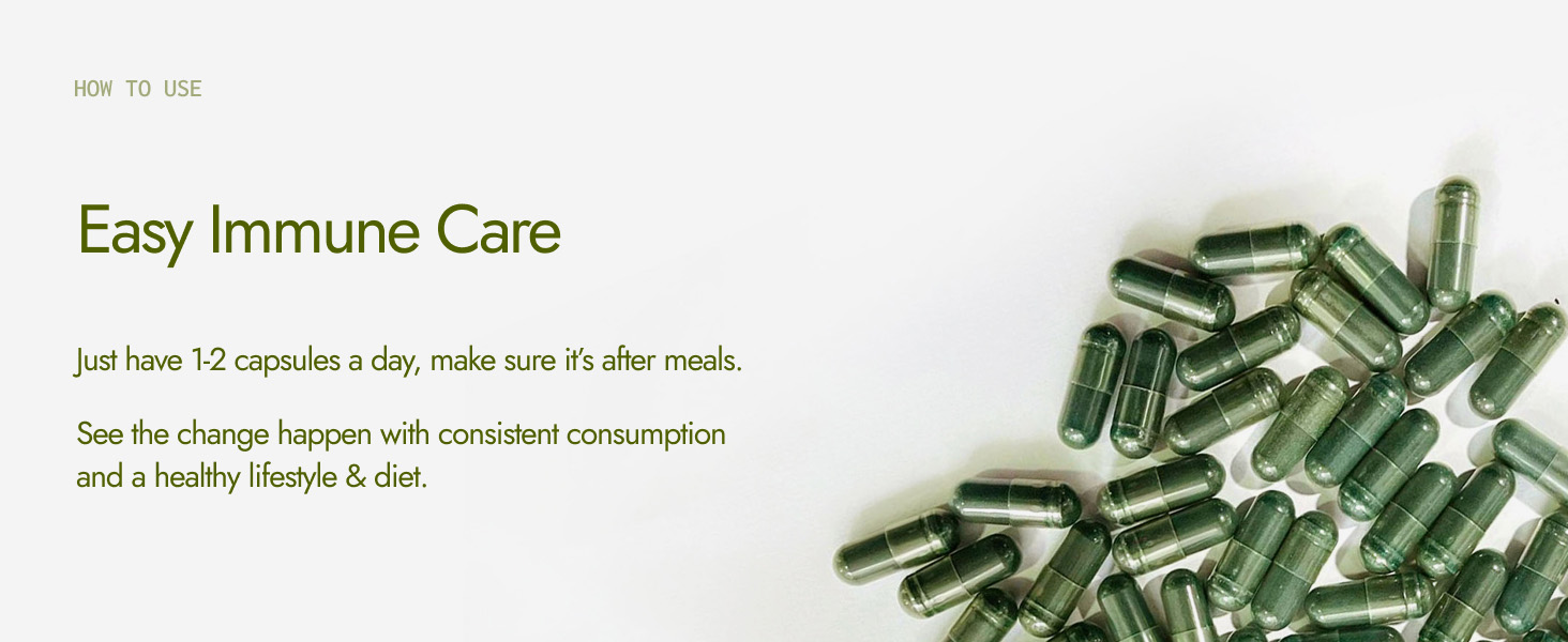 Kapiva Spirulina Capsules | Nature's Superfood | Free from Preservative