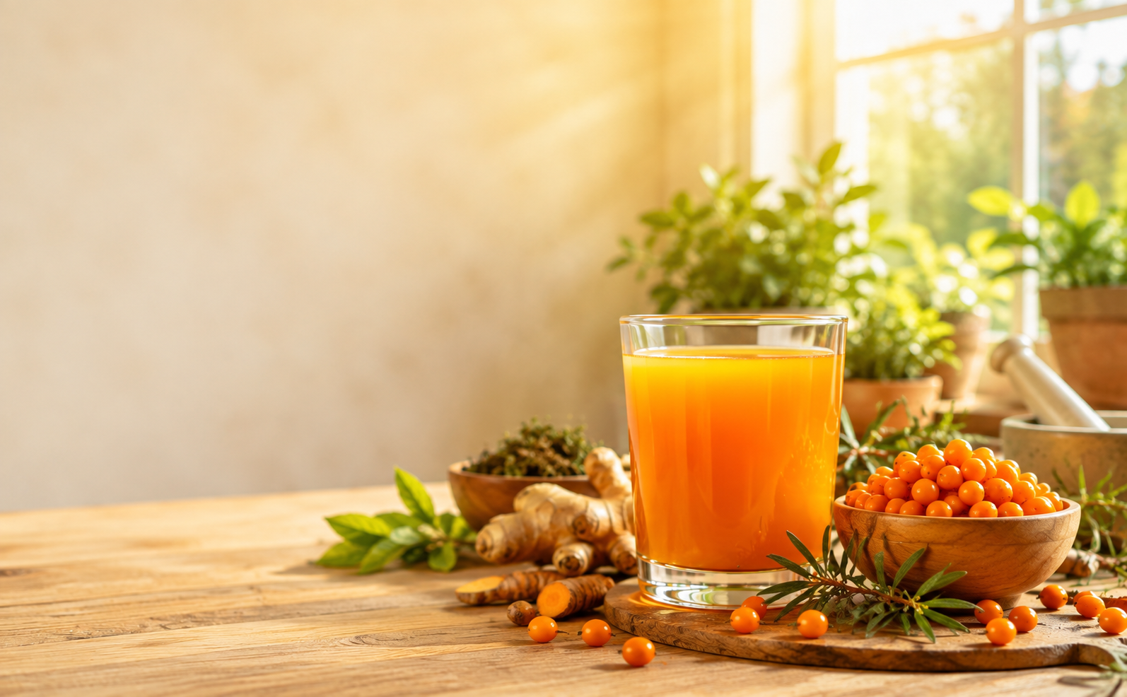 Aroniva Herbals Pure Himalayan Sea Buckthorn Pulp Juice (300ml) | 100% Natural Immunity Booster Drink for Skin Glow & Digestion | Omega 3, 6, 7 & 9 Supplement | No Added Sugar