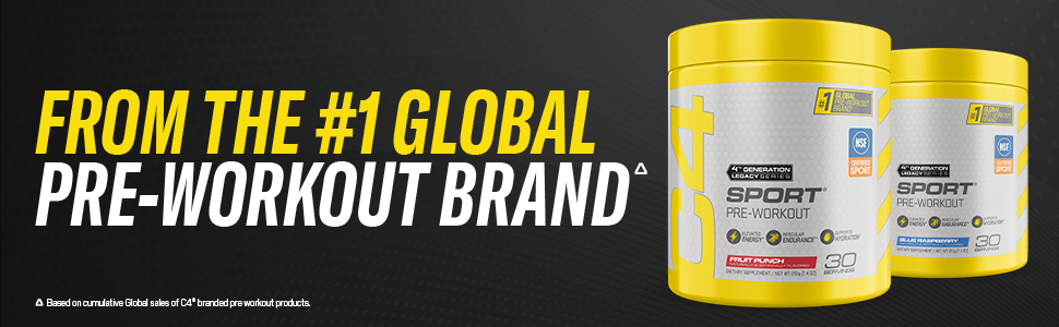C4 Sport Pre Workout, 135mg Caffeine, Watermelon, 30 Servings