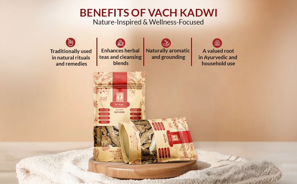 Vach Root Acorus Calamus 100g | Whole Vacha Bach Vasambu Sticks Natural Dried Sweet Flag Root Traditional Ayurvedic Herb Raw Jadi Buti for Home Use