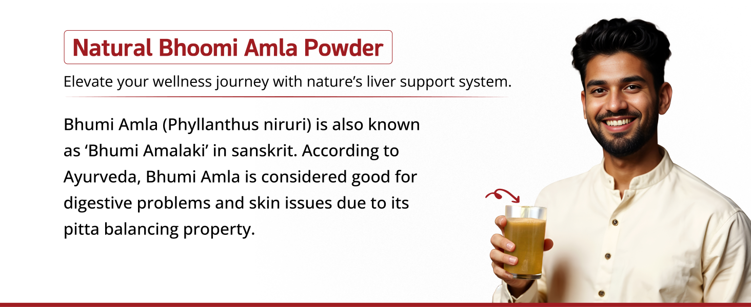 Bhumi Amla Powder 50g | Natural Herbal Powder | Traditional Ayurvedic Herb | Supports Daily Wellness | Made from Premium Quality Bhumi Amla | No Added Preservatives | Herbal Supplement