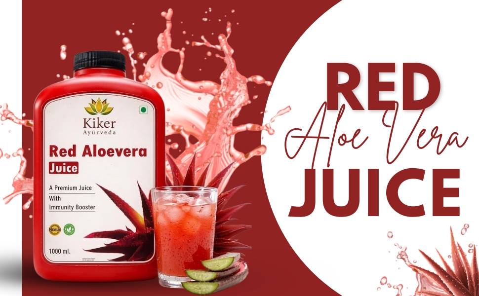 RED ALOE VERA JUICE 1 Litre bottle WITH iMUNNITY BOOSTER 100% AYUVEDIC RED ALOEVERA CONTROL SUGAR PRESSURER and SKIN CARE