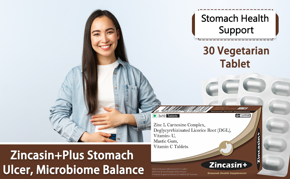 zincasin +plus by LeeWell Zinc L carnosine Supplements, 60 tablets