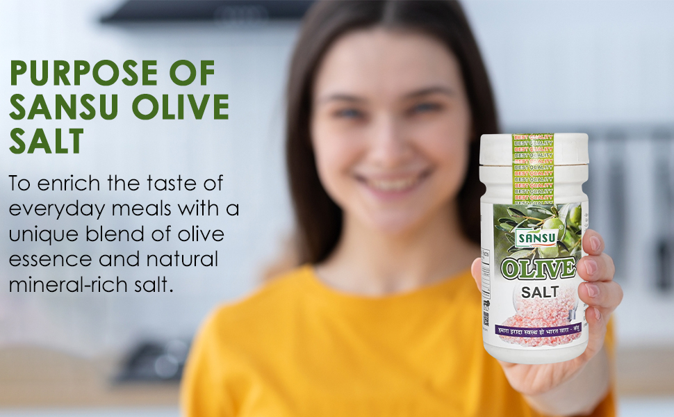 Sansu Organic Olive Salt 50g | Jaitoon Ka Namak | Zaitoon Salt | Ayurvedic | Pure & Natural.