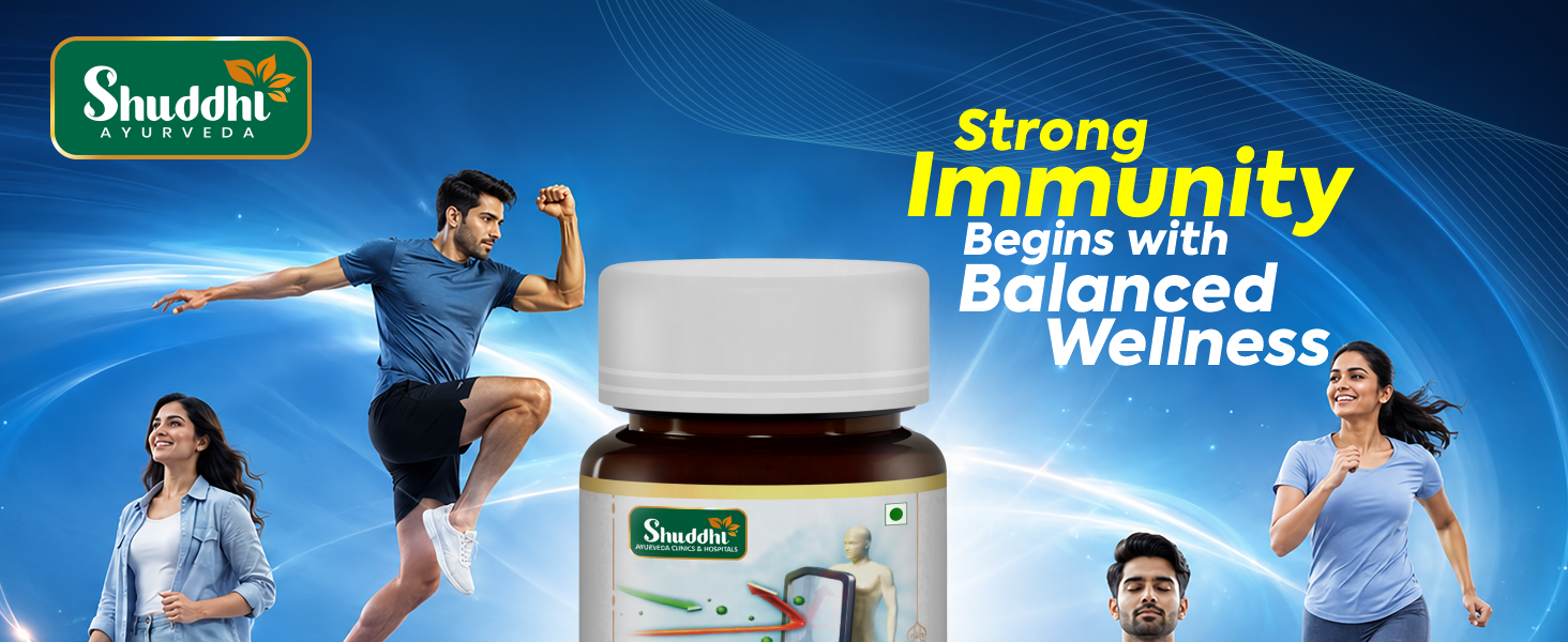 Shuddhi Immune Pathy Capsules | Ayurvedic For Immune System | Naturally Blended With Neem, Haldi, And Dalchini | Natural Multivitamin For Wellness, 60 Capsule