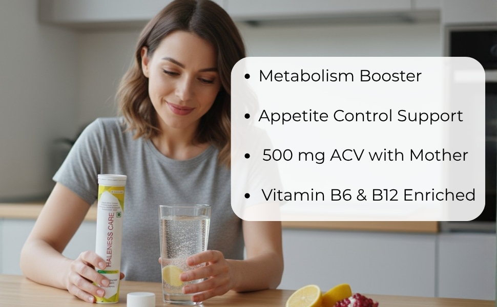 ACV Fizz Effervescent Tablets – Lemon Flavour – Apple Cider Vinegar with Vitamin B12 & B6 – 15 Sugar-Free Tablets – Supports Digestion, Energy & Gut Health (Pack of 3 (45 Tabs), Lemon)