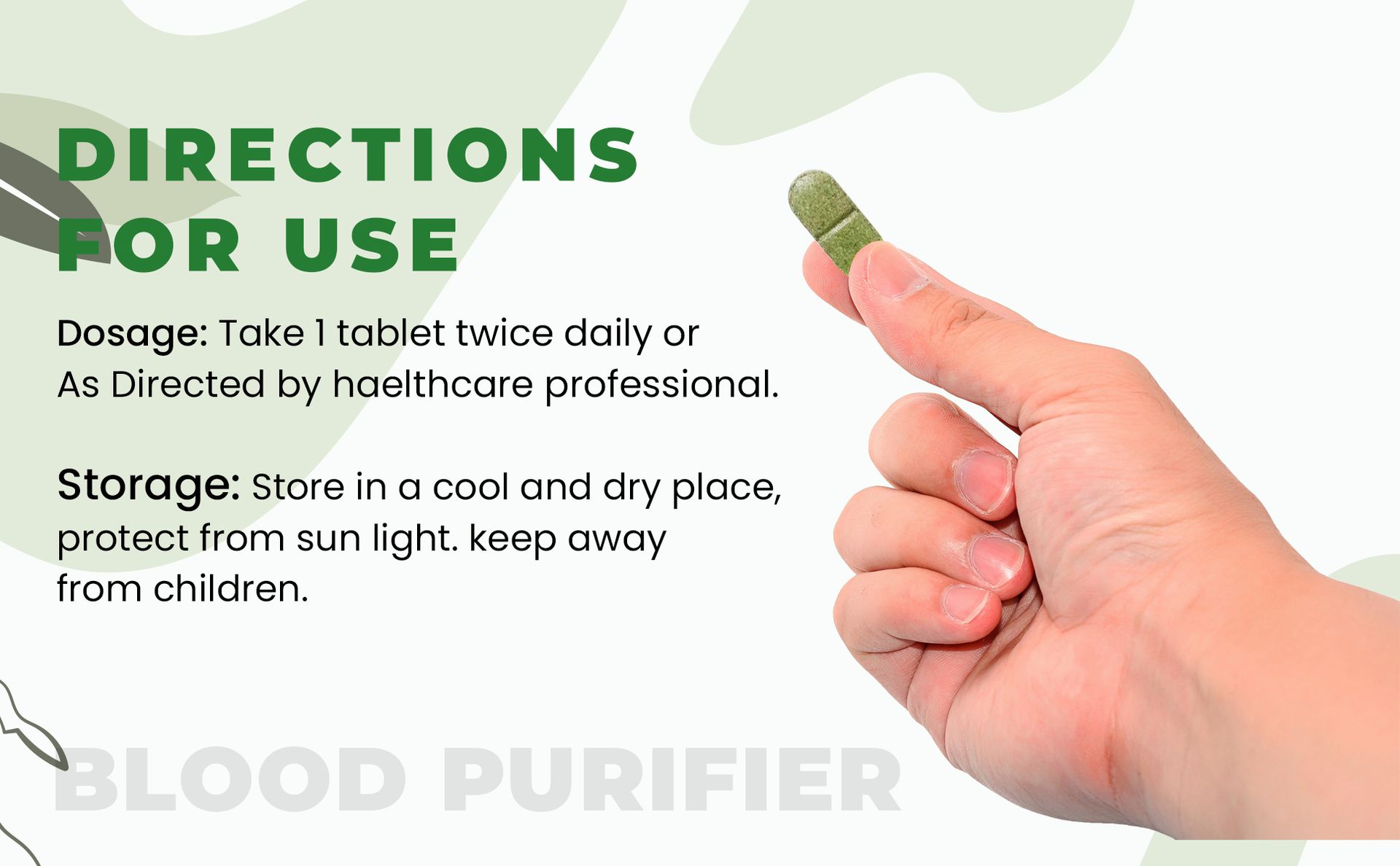 HappyMillions Blood Purifier Ayurvedic Detox for Clear Skin & Pimples Reduction Boosts Immunity with Neem, Giloy, Amla & Haldi Supports Liver Health 2 Tablets Daily For Healthcare Advised 60 Tablets