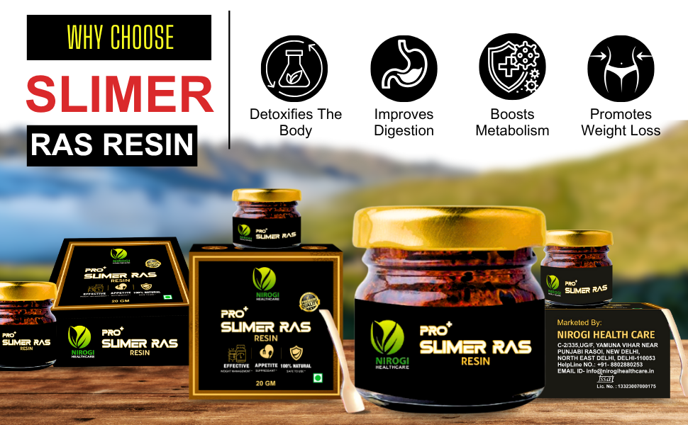 Pro Resin Weight Loss for Men & Women Natural Fat Burner, Detoxifier & Health Boost Slimming Solution (Pack of 3)