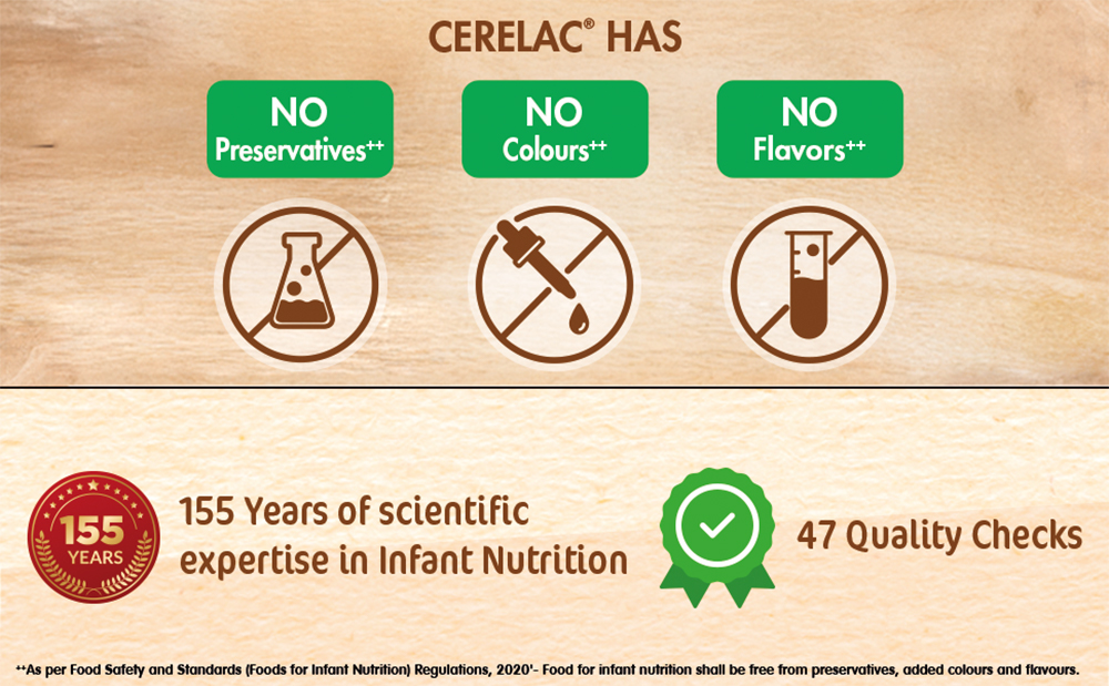 Nestlé CERELAC Baby Cereal Wheat Apple Cherry, No Refined Sugar STG2, 360g