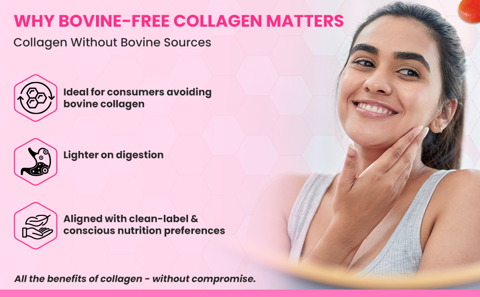 Naturyz Bovine Free Multi Collagen Gummies for Skin Health | Hyaluronic Acid, Vitamin C, Vitamin E & Biotin | Skin Elasticity, Hydration & Glow Supplement | Hydrolyzed Peptides with Type I, II, III, V & X | Easy-to-Absorb Gummy | No Added Sugar, Delicious Taste- 50 count (Mix Fruit Flavor)