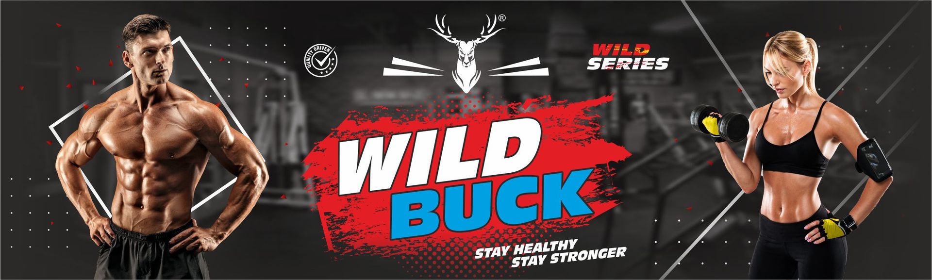 WILD BUCK Wild Pre-X4 Hardcore Pre-Workout Supplement Powder with Creatine Monohydrate,Arginine AAKG,Beta-Alanine,Explosive Muscle Pump,Caffeinated -For Unisex[40 Servings,Watermelon Twist],4.25 grams