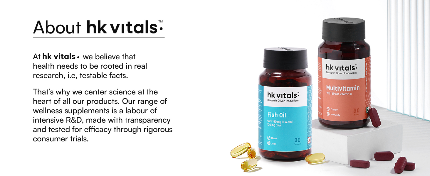 hk vitals Fish Oil & Multivitamin Combo, 2 x 30 Tablets