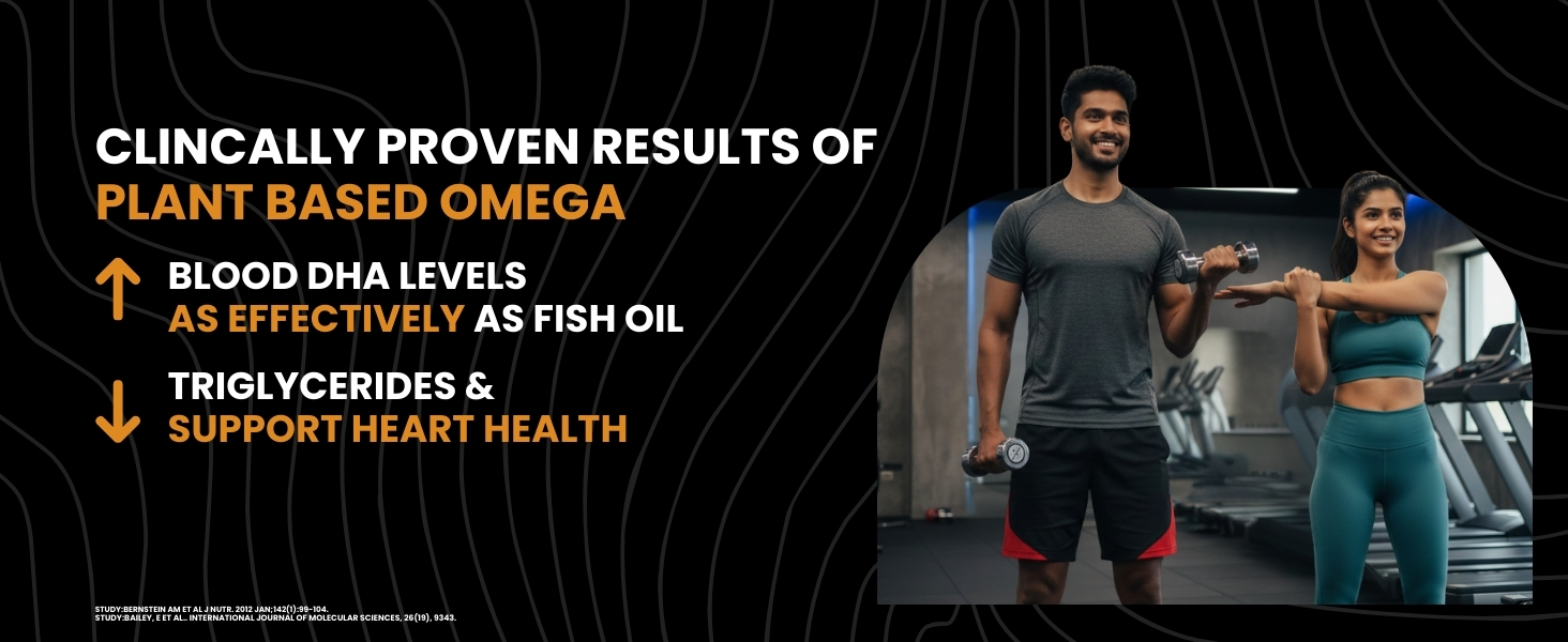 Carbamide Forte Veg Omega 3 2000mg | Plant- Based Omega 3 Supplement with 20% Algal DHA | Supports Heart, Brain & Eye Health - 120 Capsules (Pack of 2)