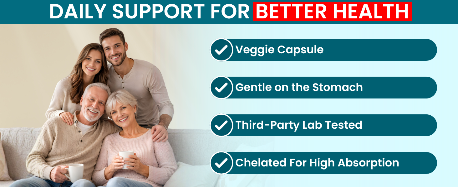 VITBOOST Magnesium Glycinate 500mg - Support Sleep 120 Veggie Capsules
