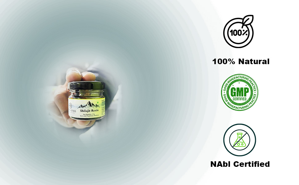 NUTRI HERBS Pure Himalayan Shilajit Resin - Boost Stamina & Performance, Ayurvedic Immunity Booster, Support Bone & Joint Health, Rich In Fulvic Acid, Lab Tested Supplement, For Men & Women