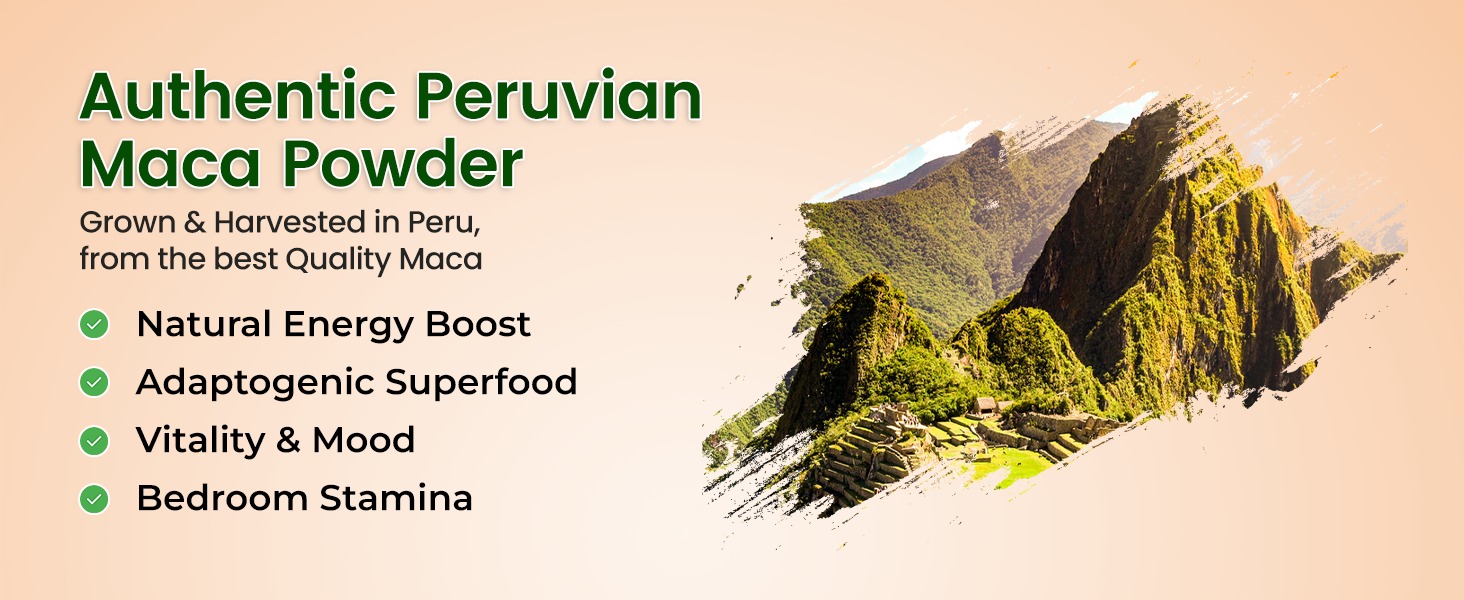 Rooted Active's Organic Maca Root Powder - Peruvian Superfood, Gelatinized for Easy Digestion, Traditionally Used for Energy and Hormone Balance, Certified Organic, 100 Grams