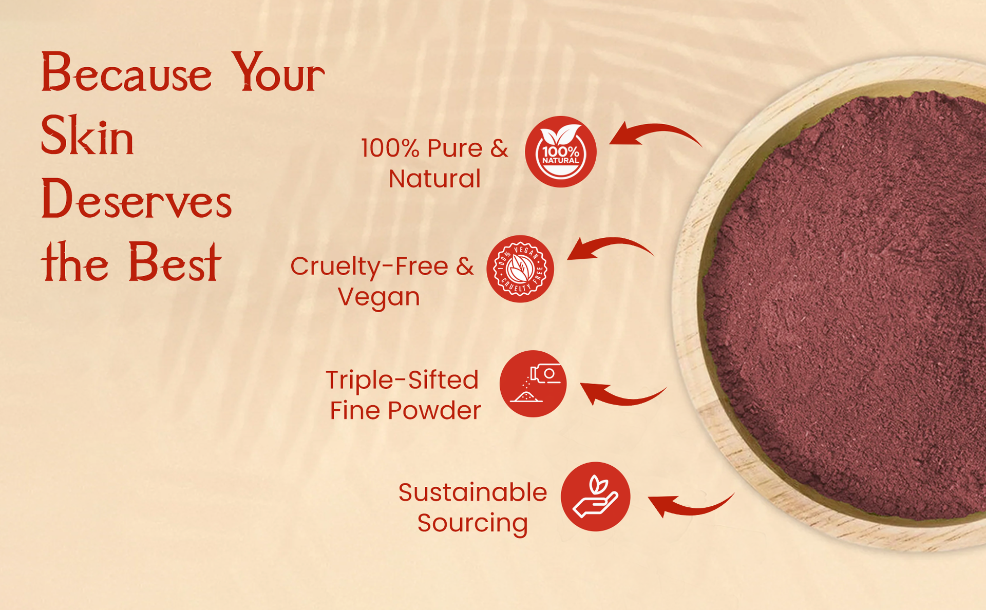 Manjishta Powder (100g) | Ayurvedic Blood Cleanser & Skin Glow Support | Herbal Detox Supplement | Natural Madder Root Powder for Face & Body | Supports Digestion & Women’s Wellness