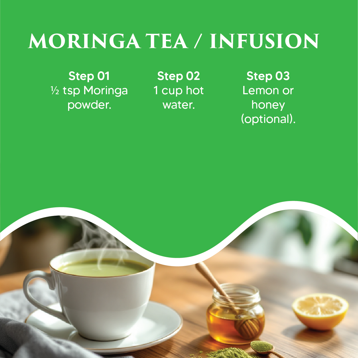 Moringa Powder 150 Gm | Drumstick Leaf Powder | Natural Multi-vitamin | Anti-Oxidant | Good for Hair & Skin | Protein Rich