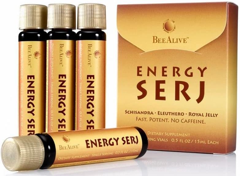 Energy SERJ with Schisandra, Eleuthero and Royal Jelly for No Caffeine Energy Boost 2