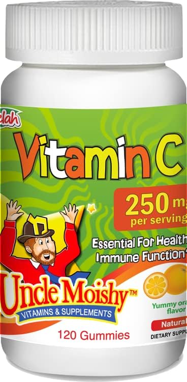 Uncle Moishy Vitamin C 250 mg 120 Gummies 2