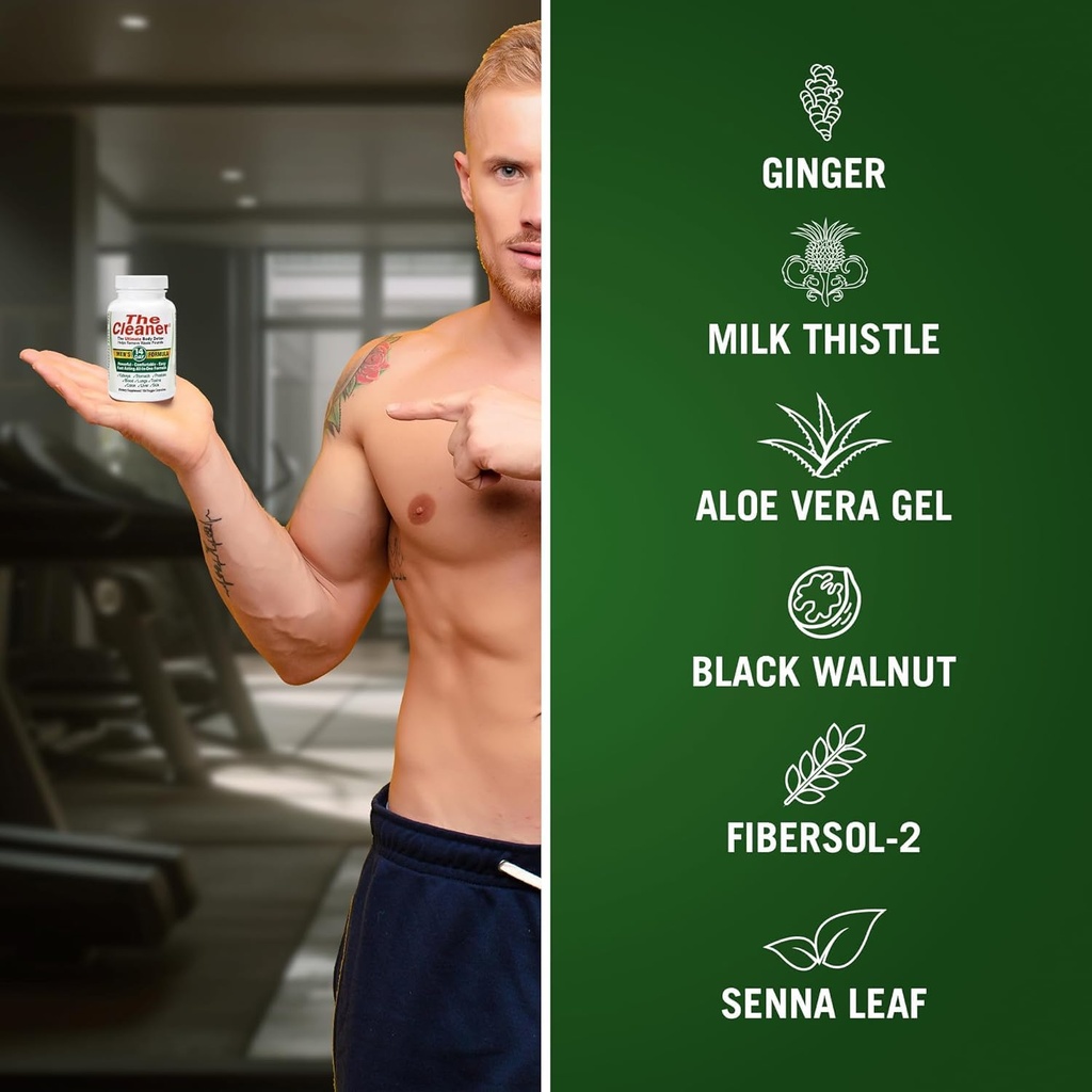 Centuryⁿ Syst𝐞ms The Cleaner Detox, Complete Internal Cleansing Formula, Support Digestive Health, Vegetarian Capsules (Men 14 Days) 3