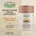 Grass Fed Bovine Testes Man Power Capsules (30 Day Supply) 3