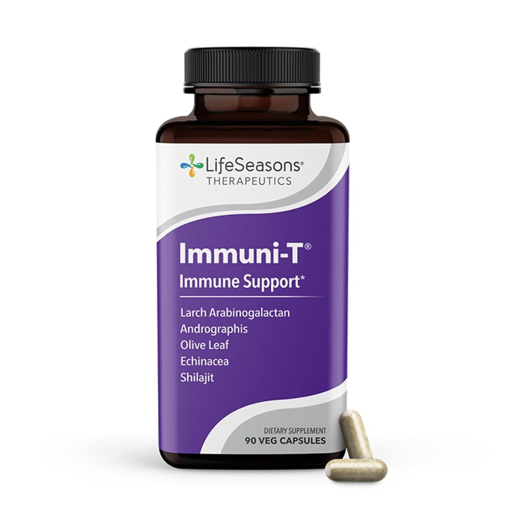 LifeSeasons Breathe-X with Immuni-T - Allergy & Sinus Relief Supplement - Supports Sinuses & Nasal Discomfort - Non-Drowsy & Fast-Acting - 180 Capsules 4