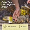 HERBAMAMA Chicory and Dandelion Kit - Bundle of 1200 mg Chicory Root Capsules & Dandelion Root Tincture 4 fl oz - Vegan, Non-GMO, Sugar & Alcohol-Free - 2 Pack 4