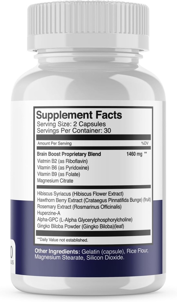 Official... 2 Pack Neuro Tech IQ Brain Supplement - Neurotech Iq Focus Formula Enhancement Pills (120 Capsules) 4