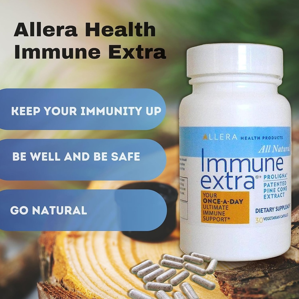 Allera Health Pine Cone Extract Capsules - Vegan ProLigna Plant Based Diet Products - Immune Support Supplement - Organic Scotch Pine Cone Extract Harvested from Wild Crafted Trees - 30 Capsules 5