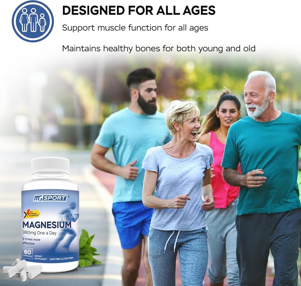 Magnesium High Absorption Supplement and Oil Spray Supports Muscle Function, Sore Muscles, Leg Cramps and Recovery 6