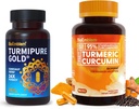 BioEmblem Turmeric Curcumin Supplement with BioPerine Turmeric Curcumin with Clinically Studied TurmiPure 2