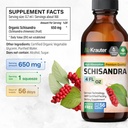 BIO KRAUTER Schisandra Tincture 4 Fl. Oz. & Holy Basil Tincture 4 Fl. Oz. 4