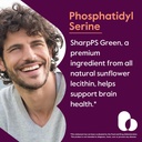 BESTVITE Phosphatidylserine 100mg per Capsule (240 Vegetarian Capsules) (120x2) with Sharp-PS® Green - Patented and Clinically Tested - Stearate Free - Soy Free - Gluten Free - Vegan - Non GMO 3