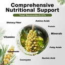 ECO-TASTE Pine Pollen Powder 6 Ounce, Wild Harvested - Pinus Tabuliformis， 99% Cracked Cell Wall 5