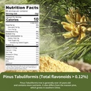ECO-TASTE Pine Pollen Powder 6 Ounce, Wild Harvested - Pinus Tabuliformis， 99% Cracked Cell Wall 6