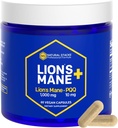 NATURAL STACKS Lions Mane+ Mushroom + NeuroLife Supplement Bundle - Supports Memory, Vitality & Longevity - 120 Total Capsules 3