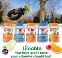 Lifeable Calcium Magnesium Kids + Biotin Kids, Gummies Bundle - Great Tasting, Vitamin Supplement, Gluten Free, GMO Free, Chewable Gummy 6