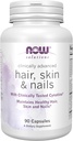 NOW Solutions, Hair, Skin and Nails, Clinically Advanced, Support with Clinically Tested Cynatine®, 90 Veg Capsules 2