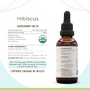HerbEra Hibiscus B60 USDA Organic Tincture | Alcohol-Free Extract, High-Potency Herbal Drops | Certified Organic Hibiscus (Hibiscus Sabdariffa) Dried Flower (2 oz) 3