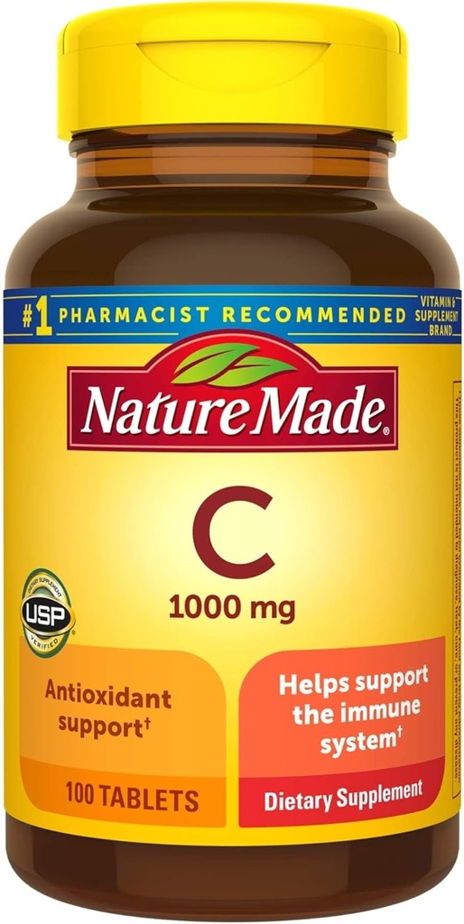 Nature Made Vitamin C 1000 mg Tablets, 100 Count to Help Support the Immune System 3
