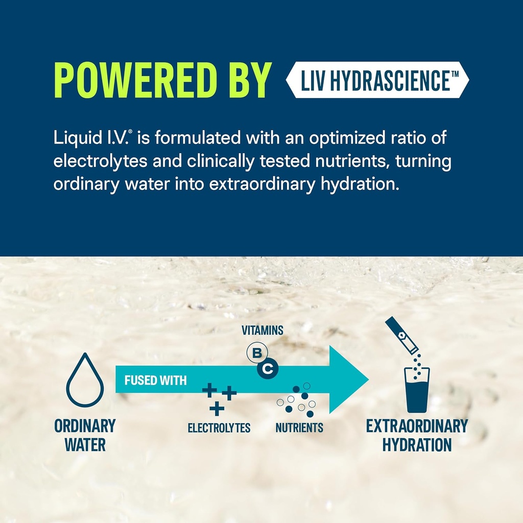Liquid I.V.® Hydration Multiplier +Energy - Mango Tamarind | Electrolyte Powder Drink Mix | 1 Pack (14 Servings) 5