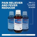 MAJOR Adult Extra Strength Liquid Acetaminophen 500mg - Helps Relieve Pain and Reduce Fevers - Aspirin Free - Cherry Flavor - 8 Fl Oz (1 Pack) 3
