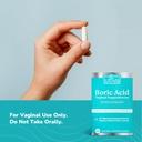 Utiva Boric Acid Suppositories for Women - pH Balance - Feminine Care - 600mg Boric Acid to Lower pH and Support Vaginal Health, BV Treatment for Women, 30 Vaginal Suppositories 5