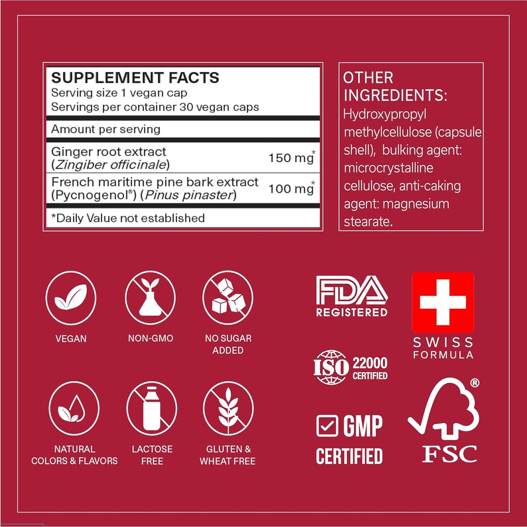 Long-Haul Circulation (30 Vegan Caps) + Immune Activator (30 Vegan Caps) 4